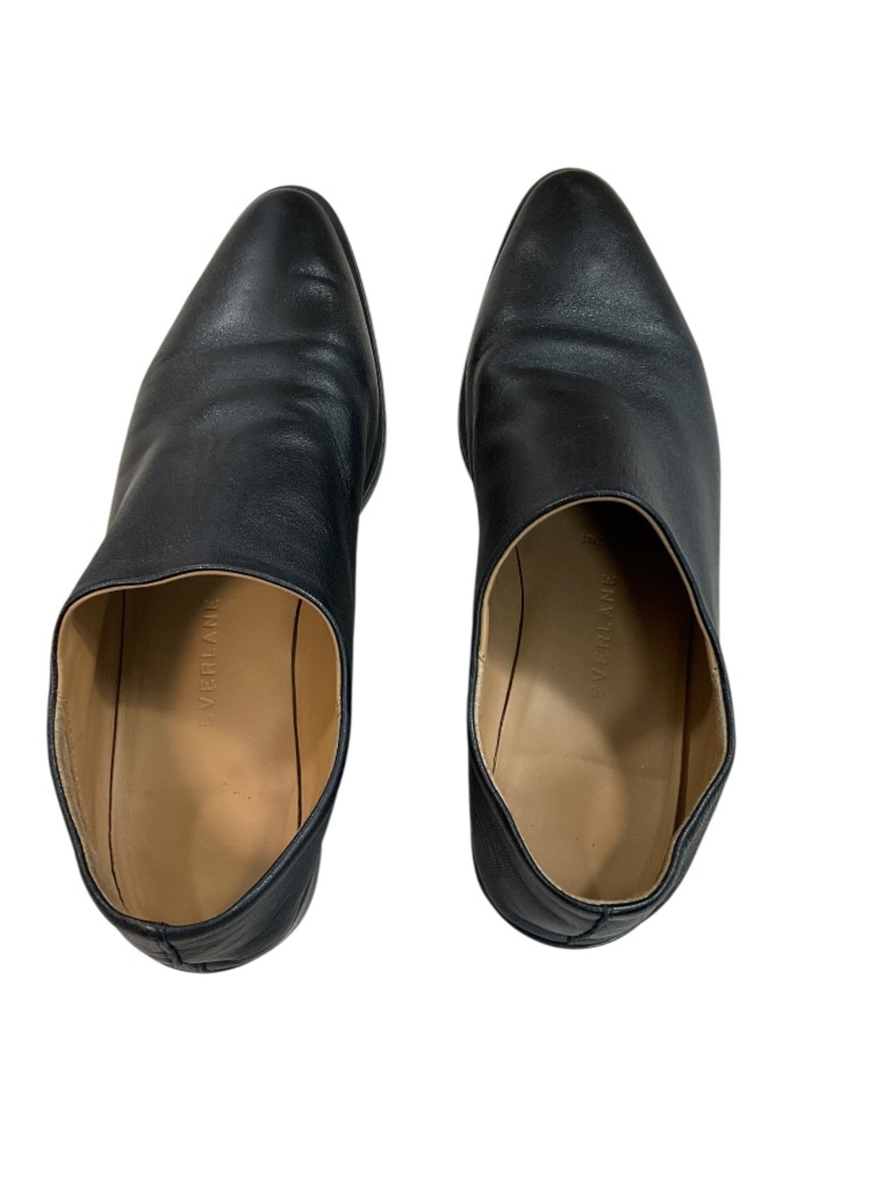Everlane Modern Babo Black Leather Slip-On Loafers Shoes Size 8 Made in Italy - Picture 8 of 11